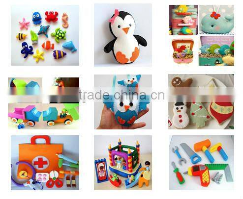 on alibaba express hot sale new products handmade eco friendly fabric decoration felt headband with attached hair made in china