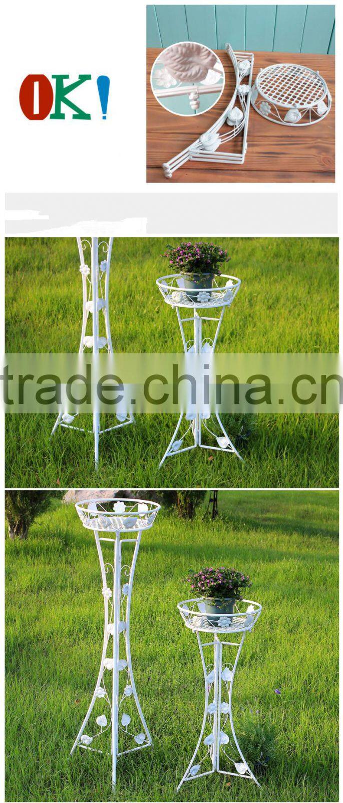 Buy Display Greenhouse Folding Metal Shelt Metal Flower Pot Rack