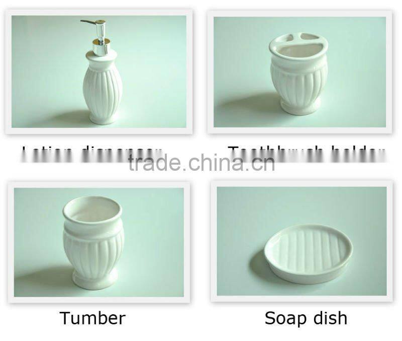 american bath 4pcs Ceramic bathroom accessories
