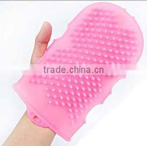 Pet supplies brush dog bath brush rubber toe dog supplies dog gloves for shower