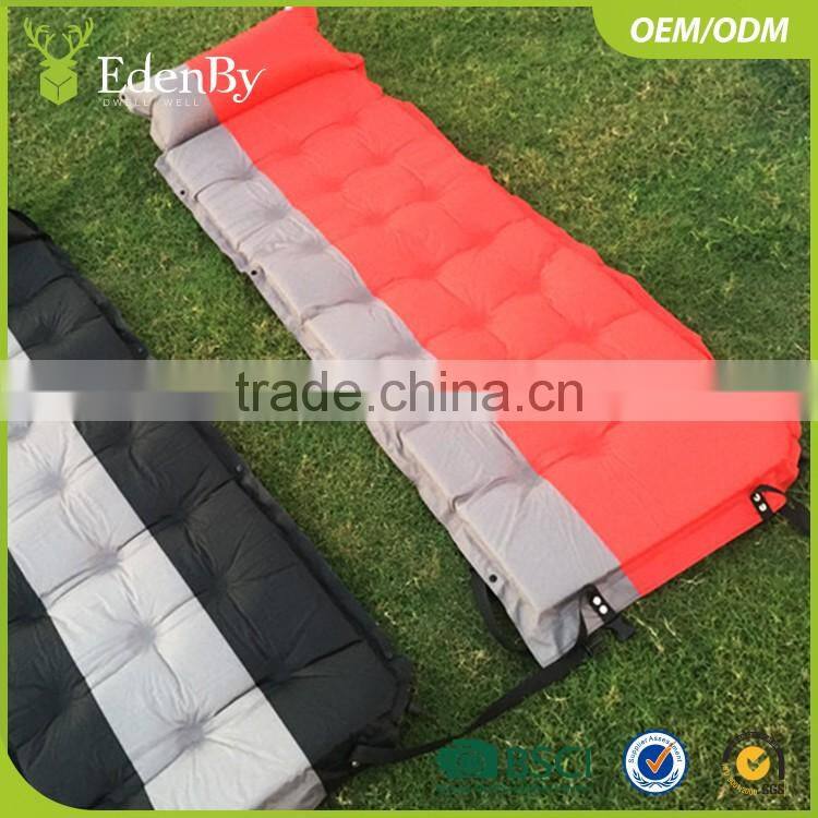 2016 cheap self inflating sleeping pad / air inflatable bed mattress for sale made in china