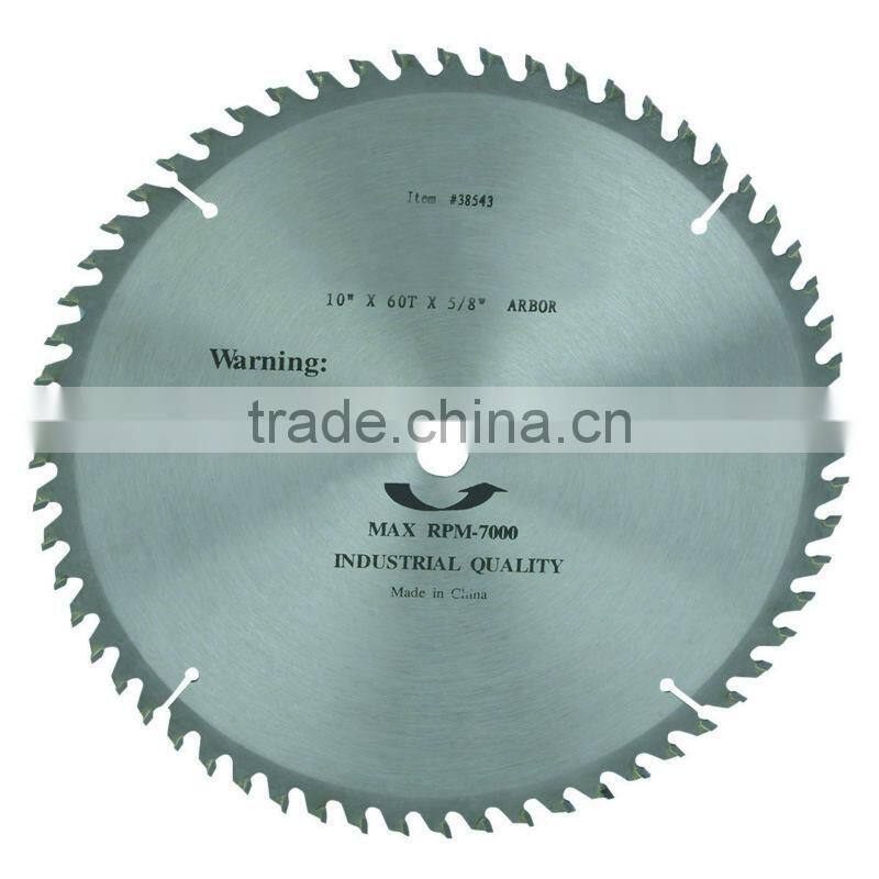 10", 60 Tooth Industrial Combination Saw Blade grader blade scalpel blades diamond cutting blade