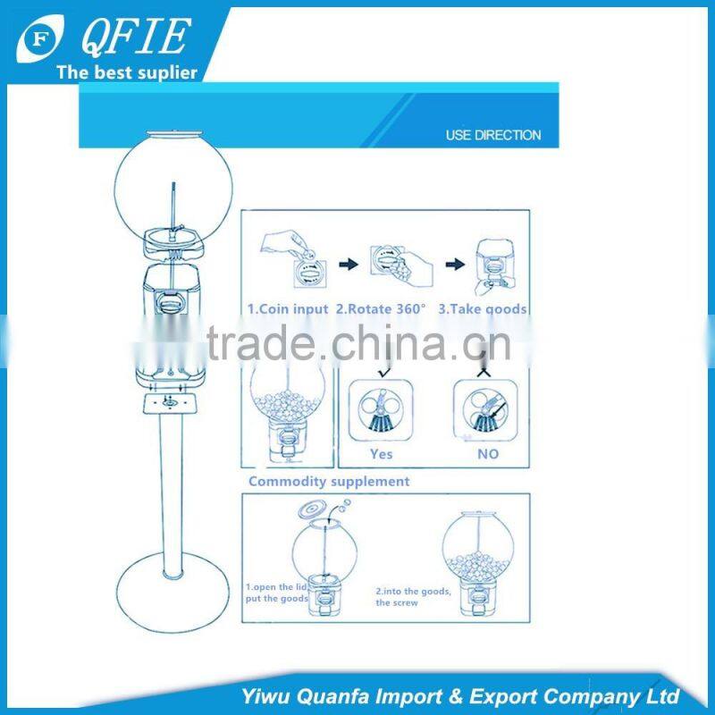 Wholesale aluminium alloy small capsule vending machine without bracket