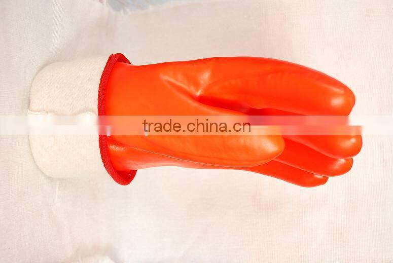 anti cold PVC coated gloves