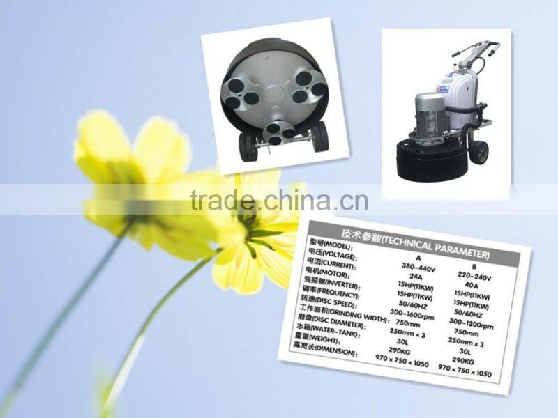 high-efficiency concrete floor used grinding machine