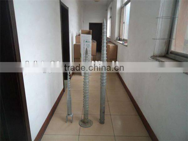 76mm*1800mm ground auger for photovoltaic solar energy on sale