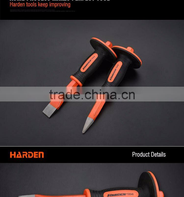 Hexagonal Forged Cold Moil Point Chisel With TPR Handle