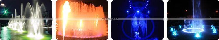 Stainless steel or plastic board floating fountains for lake