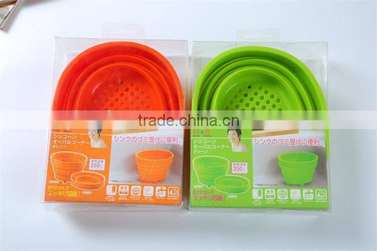 Silicone garbage bucket fashion sundries basket waste basket