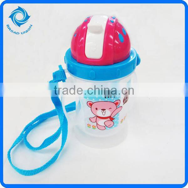 Hot Sport Water Bottle For Kids With Straw