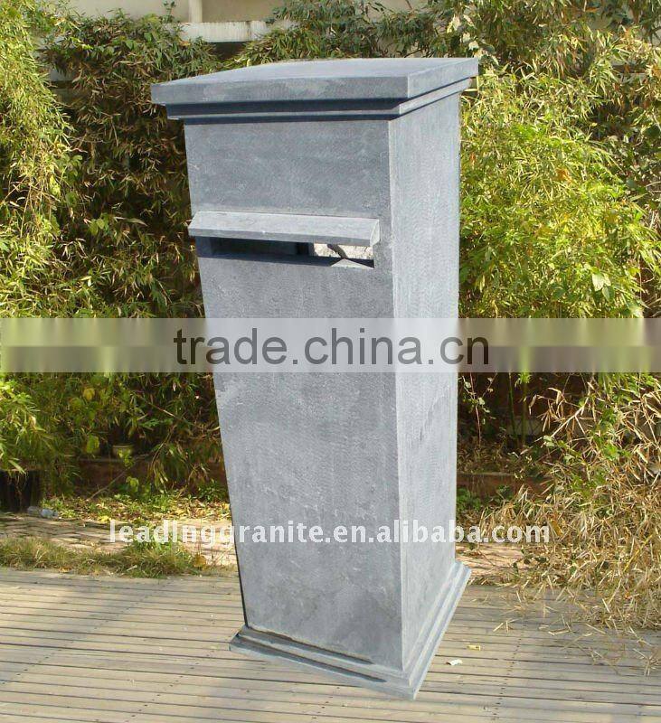 blue limestone letterbox