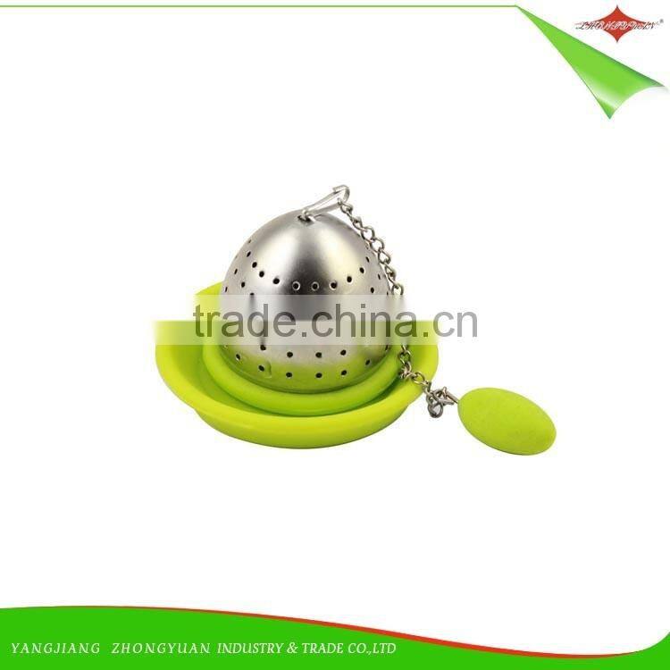 ZY-E3145 new design tea infuser food grade Silicone Strainer shark loose Tea Filter