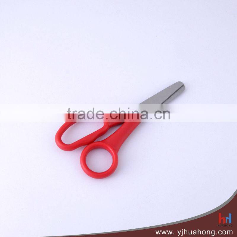 Soft grip titanium-coated blade stationery scissors/office&school scissors