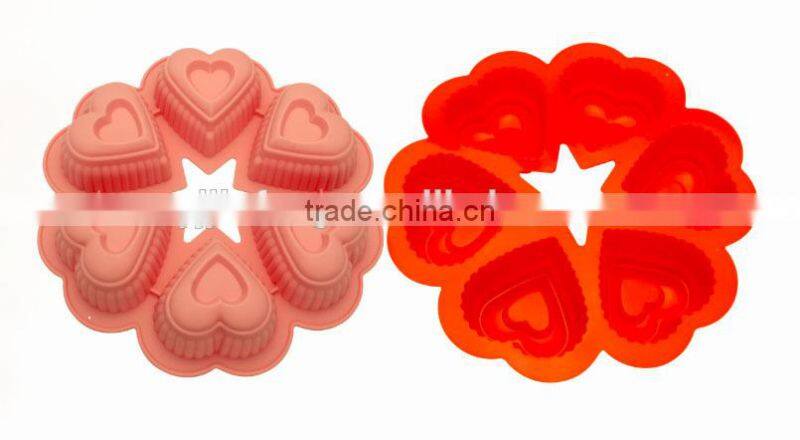 2014 new design Silicone bakeware in cake tools Cake baking moulds