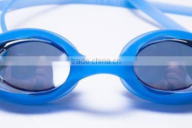 High quality promotional Adult unisex swimming goggle with mirrored lens