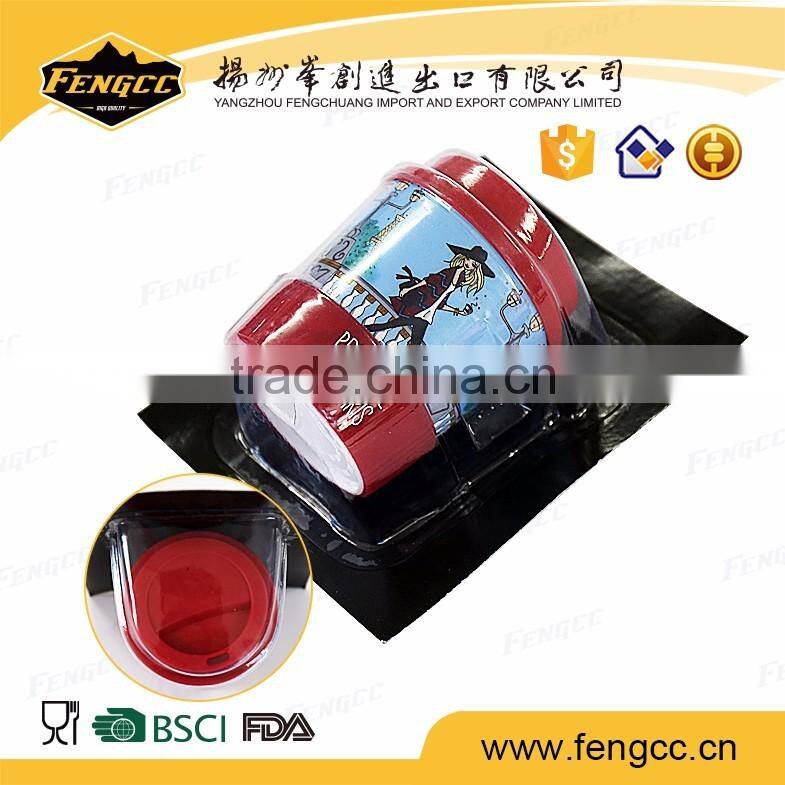 promotional drinking Personalized kids plastic straw cup