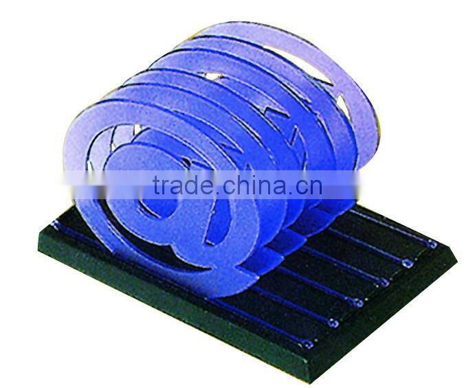 Plastic acrylic CD rack or acyrlic CD holder