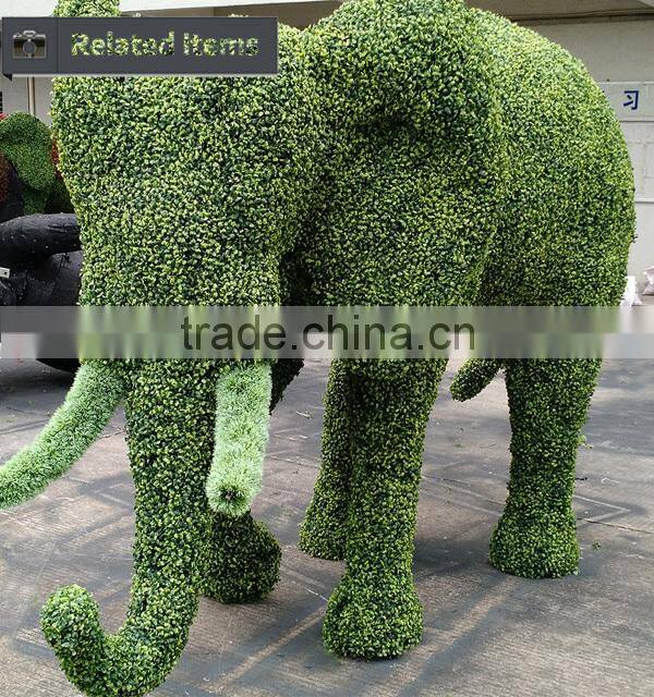 Artificial green grass marshroom sculpture plant topiary for garden landscaping ornamental decoration