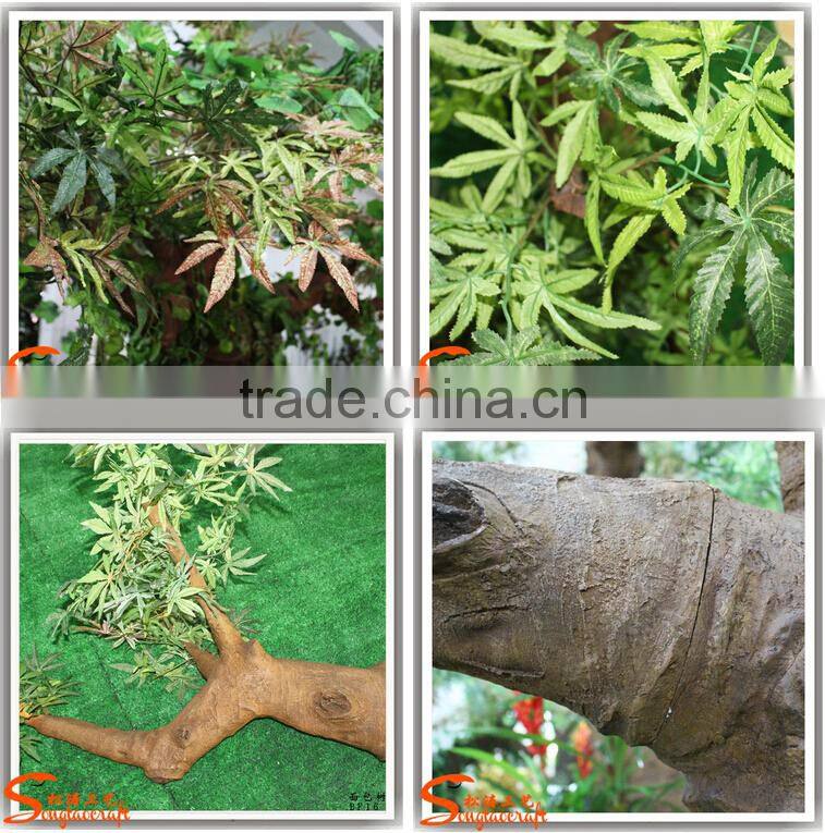 Guangzhou new design artificial tree locating at scenic certificate with SGS ISO outdoor gardens large artificial baoble tree