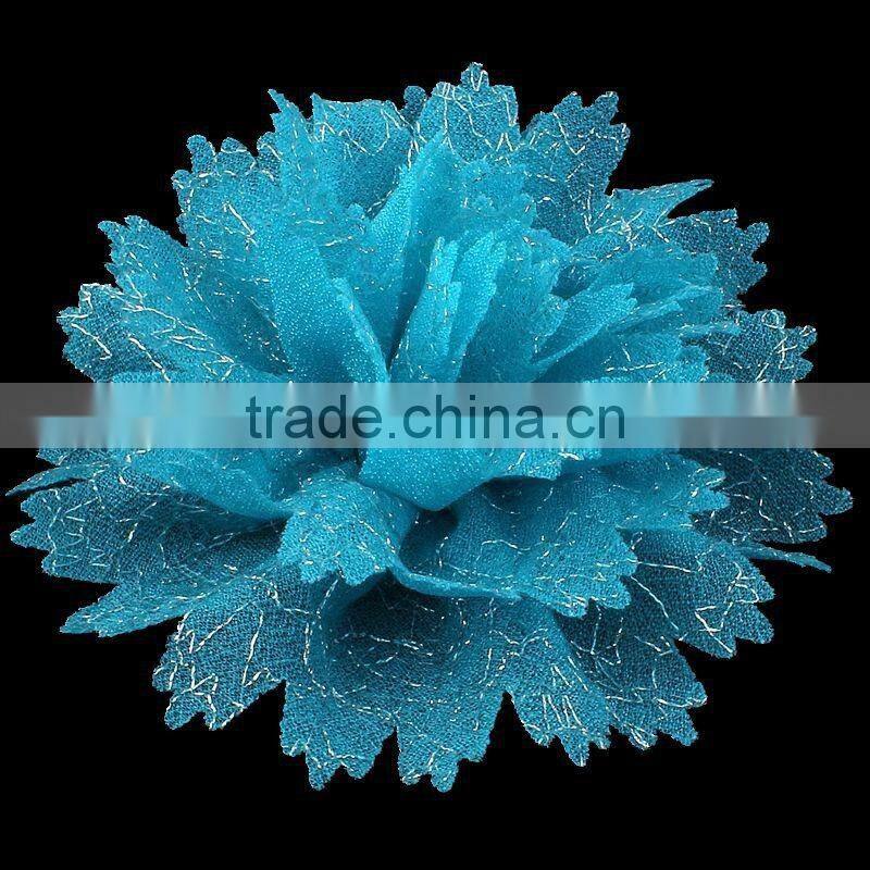 handmade fabric flower clip for kids hair accessories