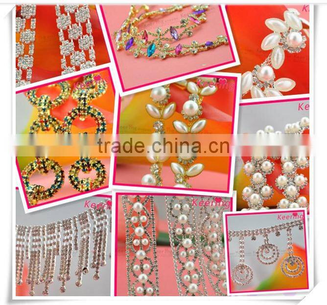 Keering white pearl cup chain in the bulk WRC-001