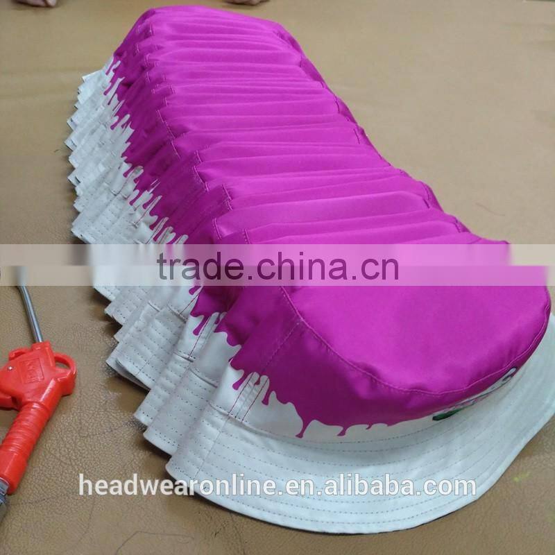 Digital Printing Double Side Fisherman Cap Reversable Bucket Hats