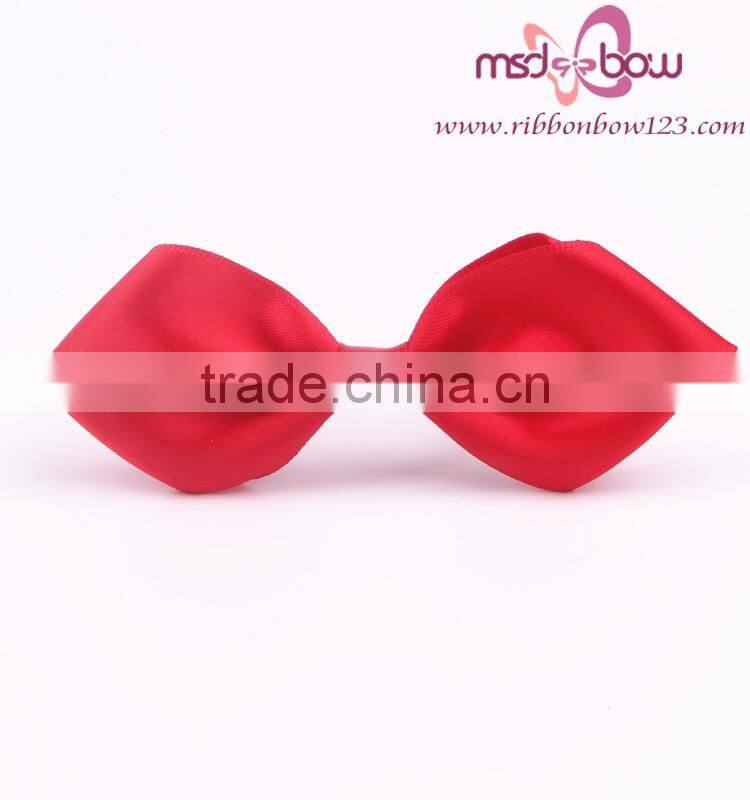 gold color satin pre-made ribbon bow for wine bottle