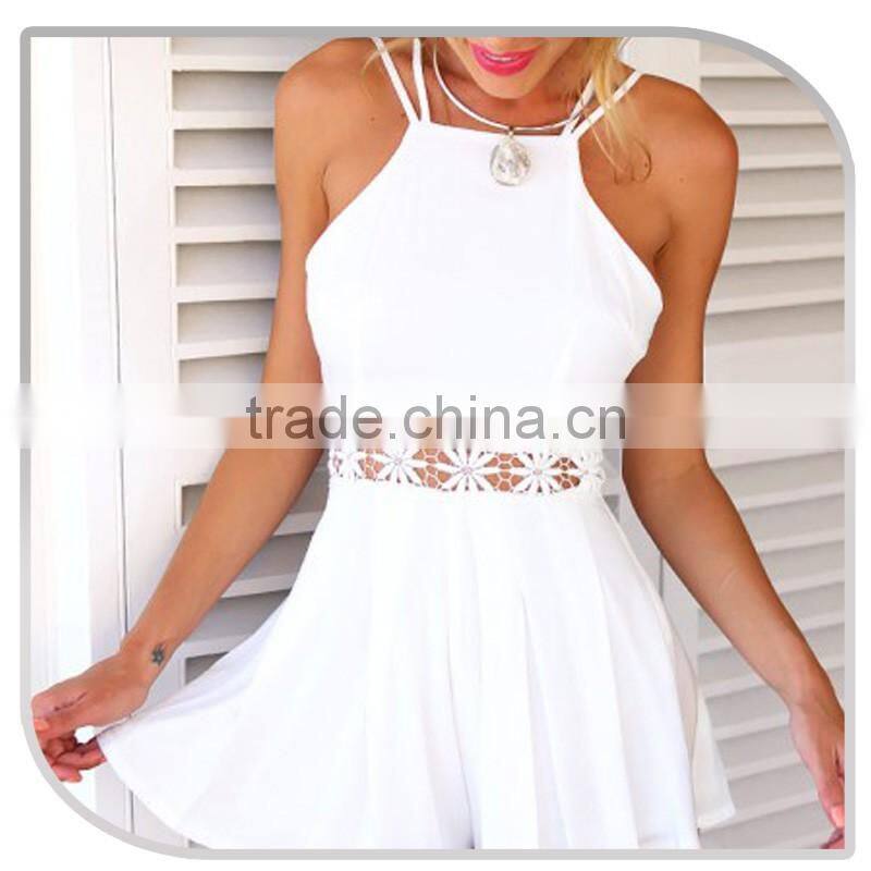 2016 new arrival fashion sexy lades' hollow out club free porm chiffon dress