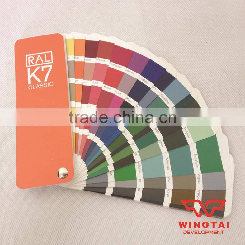 RAL SHADE CARD K7