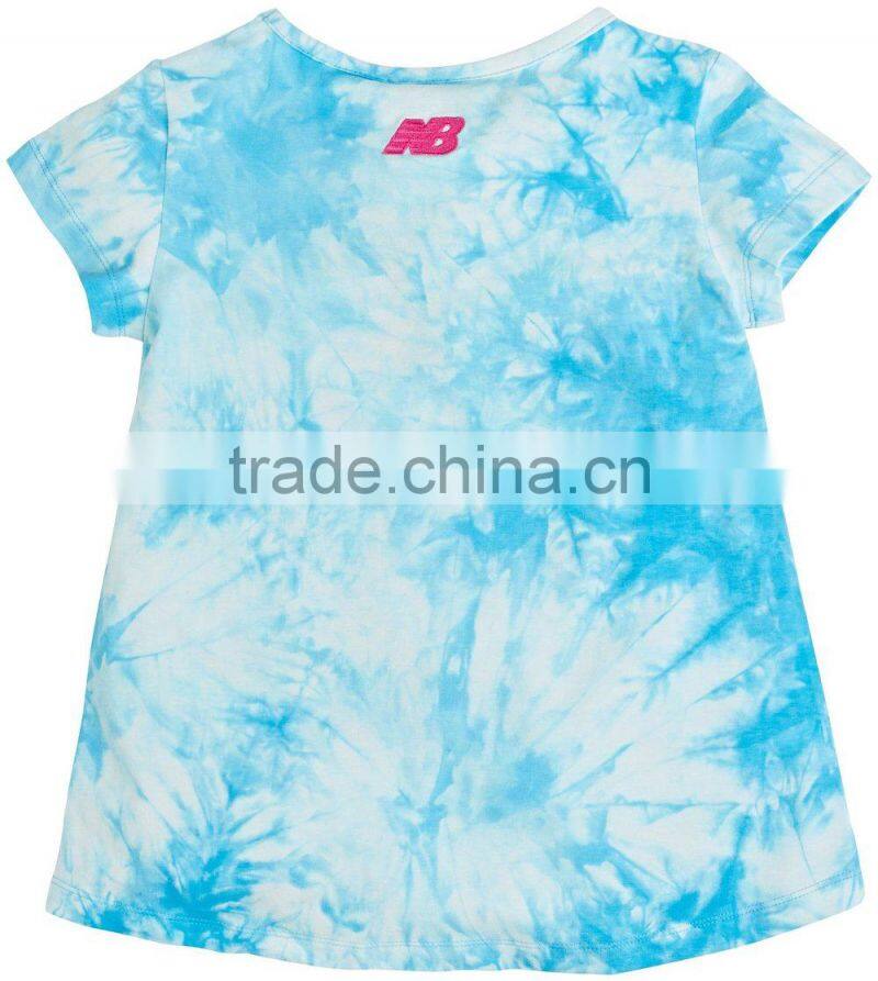 wholesale polyester printing sublimation t shirt for kids short sleeve