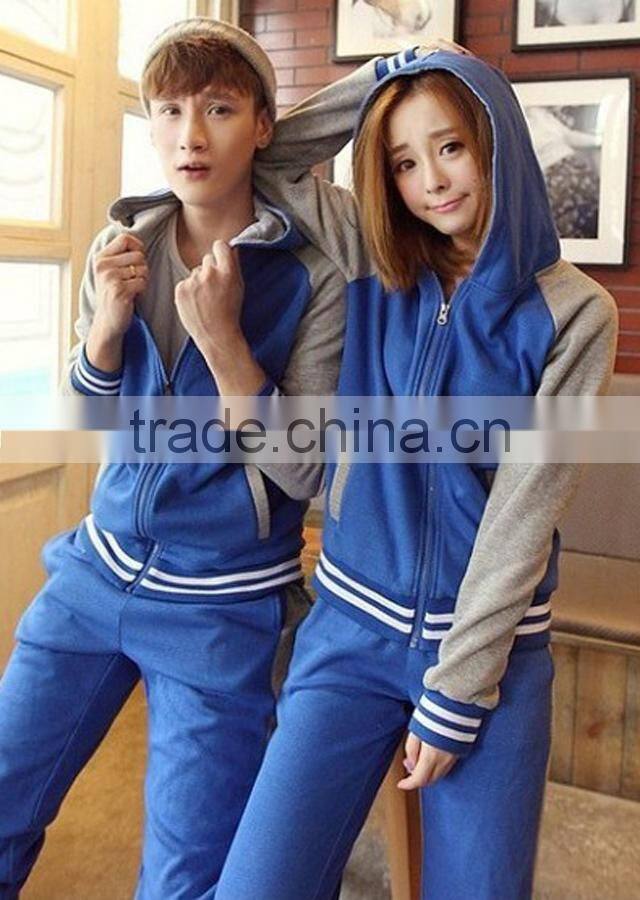 couple track suit,custom design sports track suits