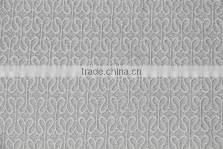 Embroided flower Design Fabric