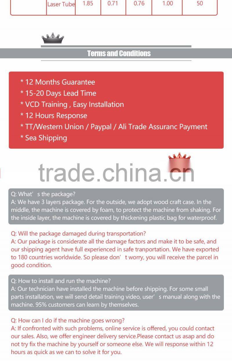 18mm Plywood Laser Die Board Cutting Machine 300w 400w to Make Plywood / Carton / Wood Package