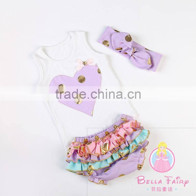 New style Wholesale bulk kids clothes Cheap China Newborn Baby Girls Clothing Set Children's Boutique