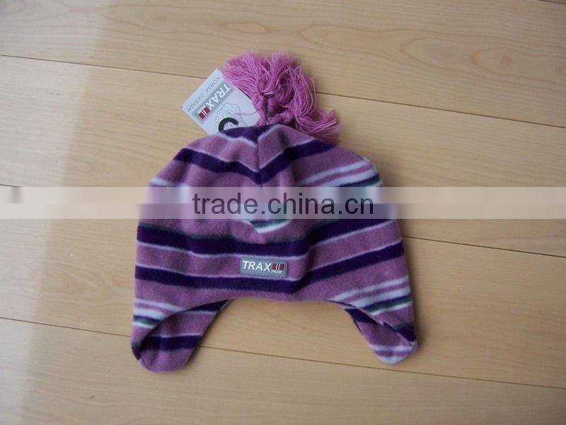 tonglu knit factory for new export winter polar fleece kids hat