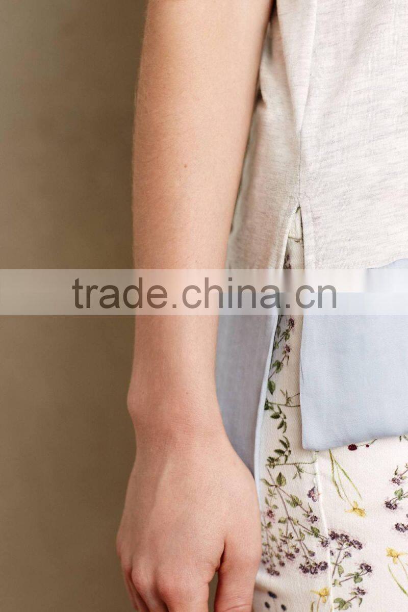 China Manufacturer High quality Fashion Polyester t shirt fabric types