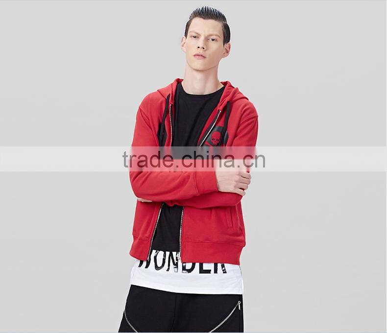 fashion supreme quality cotton/polyester custom tribal print gym hoodie