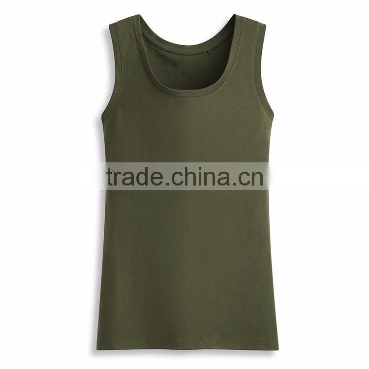 Bulk Latest Design Ladies Fitness 100 Cotton Wholesale Stringer Tank Top Women