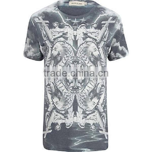 2014 high quality all over sublimation printing t-shirt