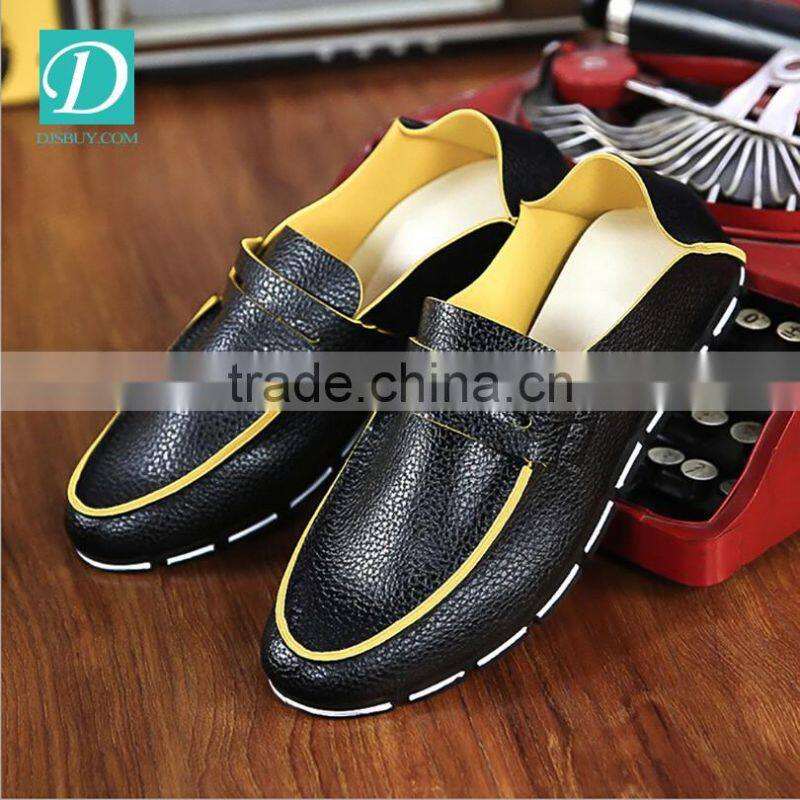 2016 Summer Fashion England PU White Leather Men Breathable Shoes