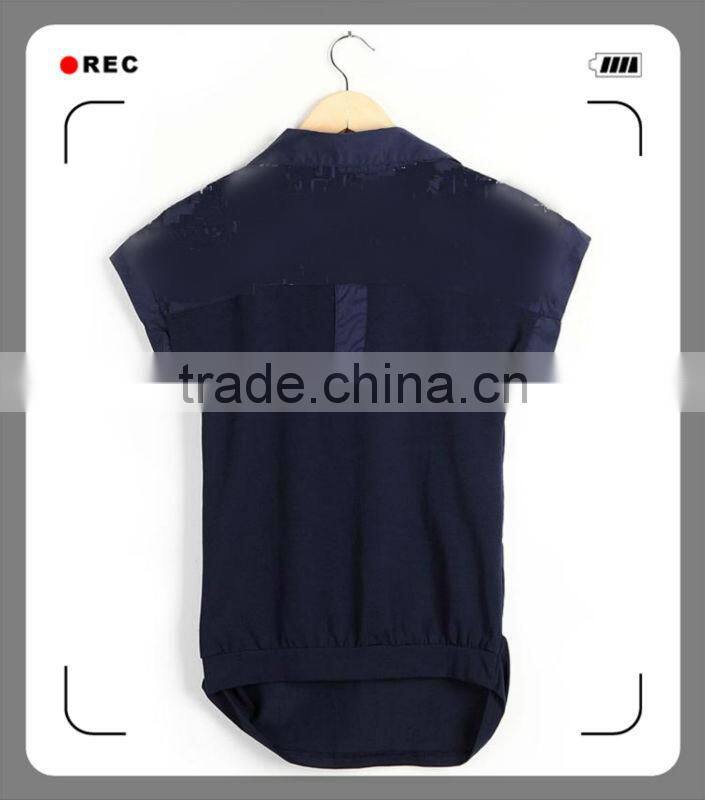 Ladies fashion fit polo tops 201303