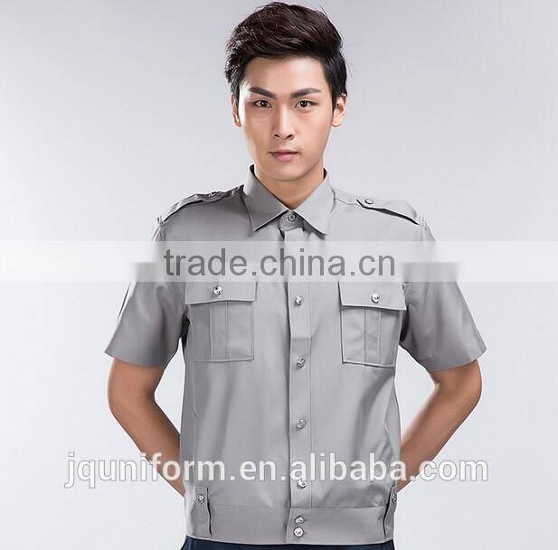 Big Discount OEM design Short Sleeve Security Guard Uniforms In Guangzhou Wholesale