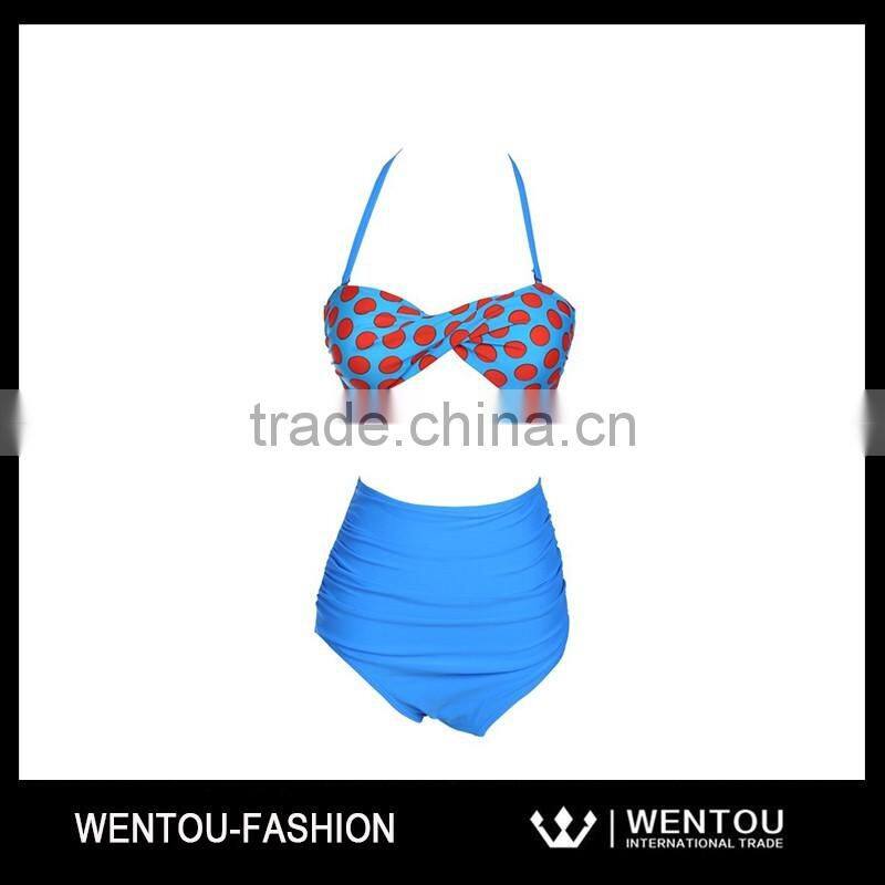 Hot Selling Vintage High Waist Bikini