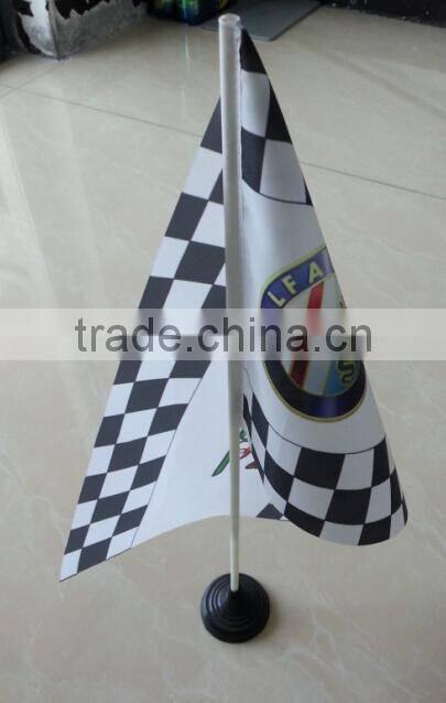 custom polyester table flag