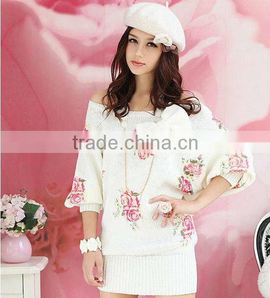 2013 New Wholesale Manufacture Ladies Dresses Knitwear