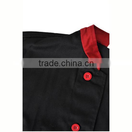 Factory Directly Purchase fast food restaurants uniform black