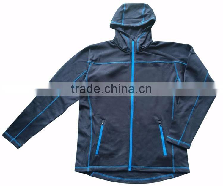 Wholesale hooded outdoor knitted wear mens sweatshirt