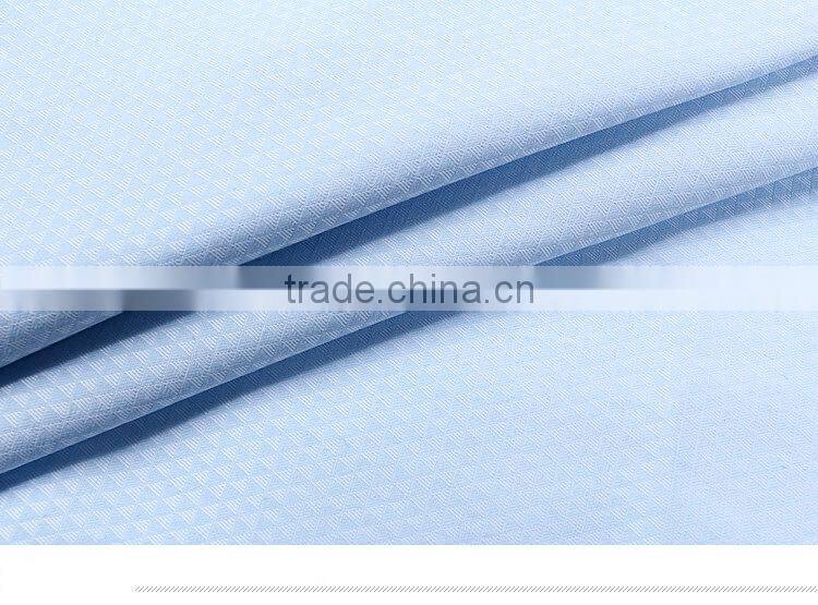 European & American fashionable style white collar & cuff men's dress fitness shirt with long sleeve