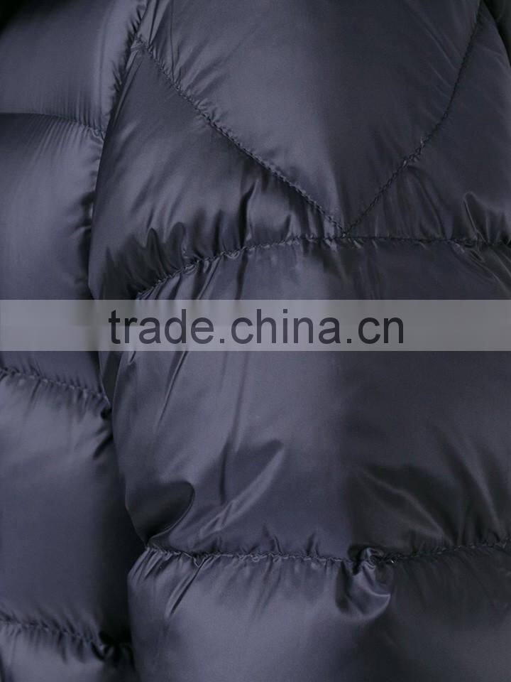Wholesale Newly Arrived Plain Dyed Dark Blue Down Feather Cotton Padded coats made in vietnam