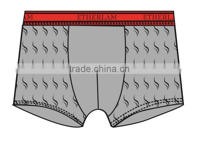 90%cotton5%Spandex Breathable Men Boxer Briefs Underwear